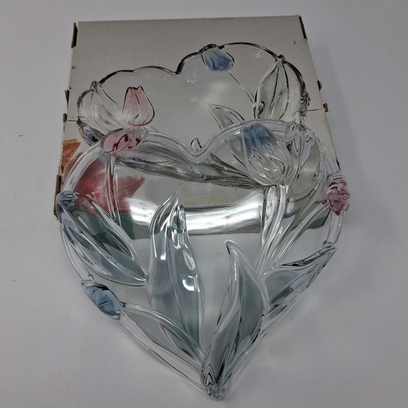 Vintage Walther Gras  Authentic Glass Serving Dish - Picture 8 of 9